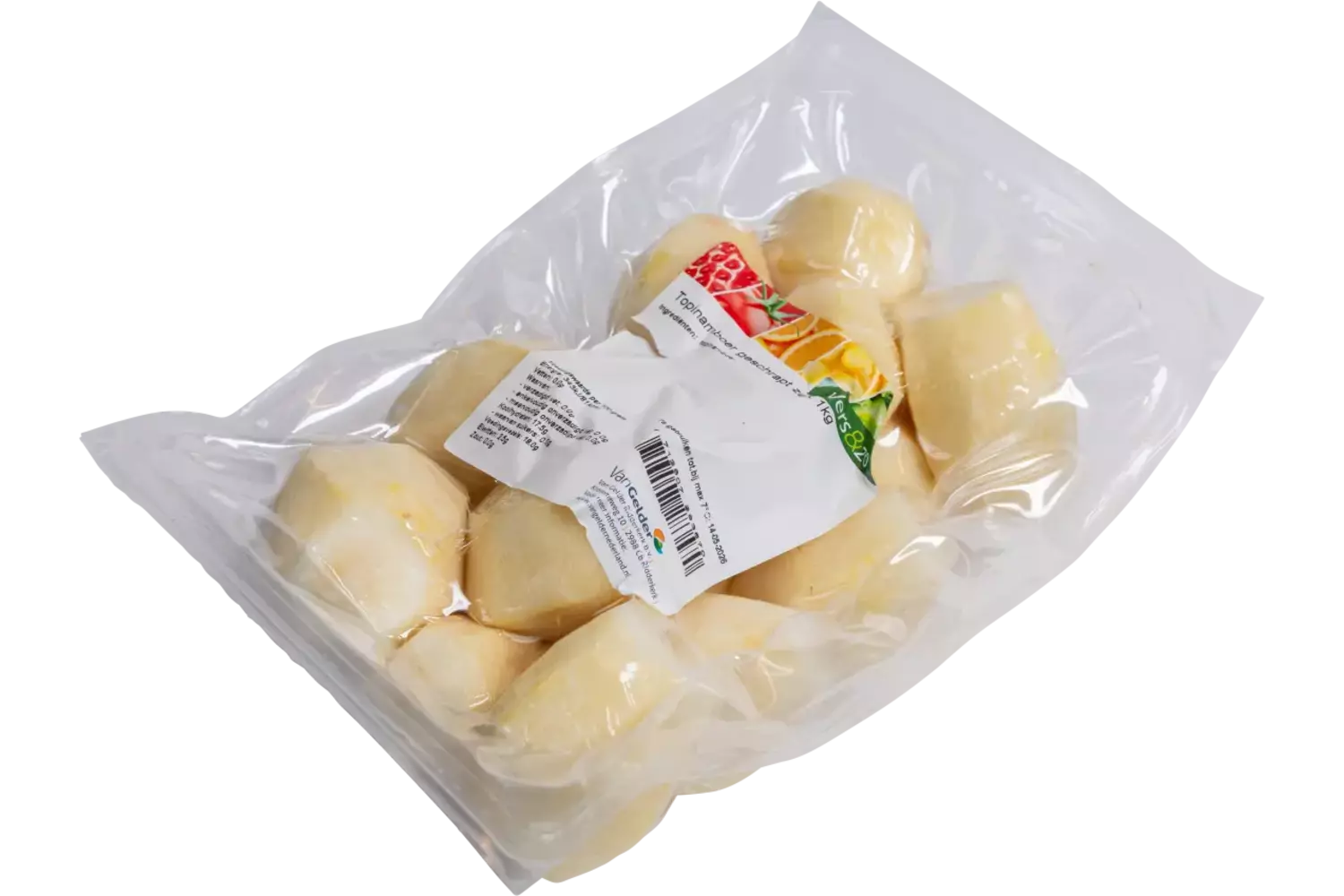 Topinamboer geschrapt zak 1kg